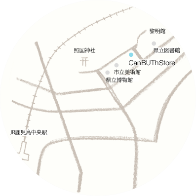 CanBUThStoreへの地図